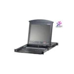 ATEN | 19″ 8 Port  cat5 Dual Rail LCD Over IP KVM Switch- Local and Remote Shared Bus | KL1508AIN-AXA-AE