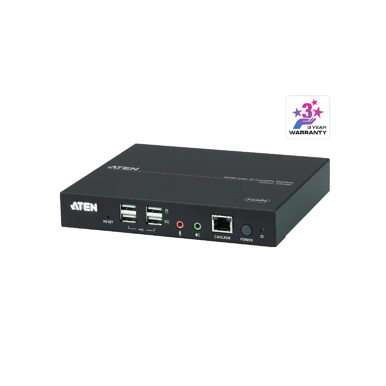 ATEN | Dual HDMI KVM over IP Console Station | KA8288-AX-E