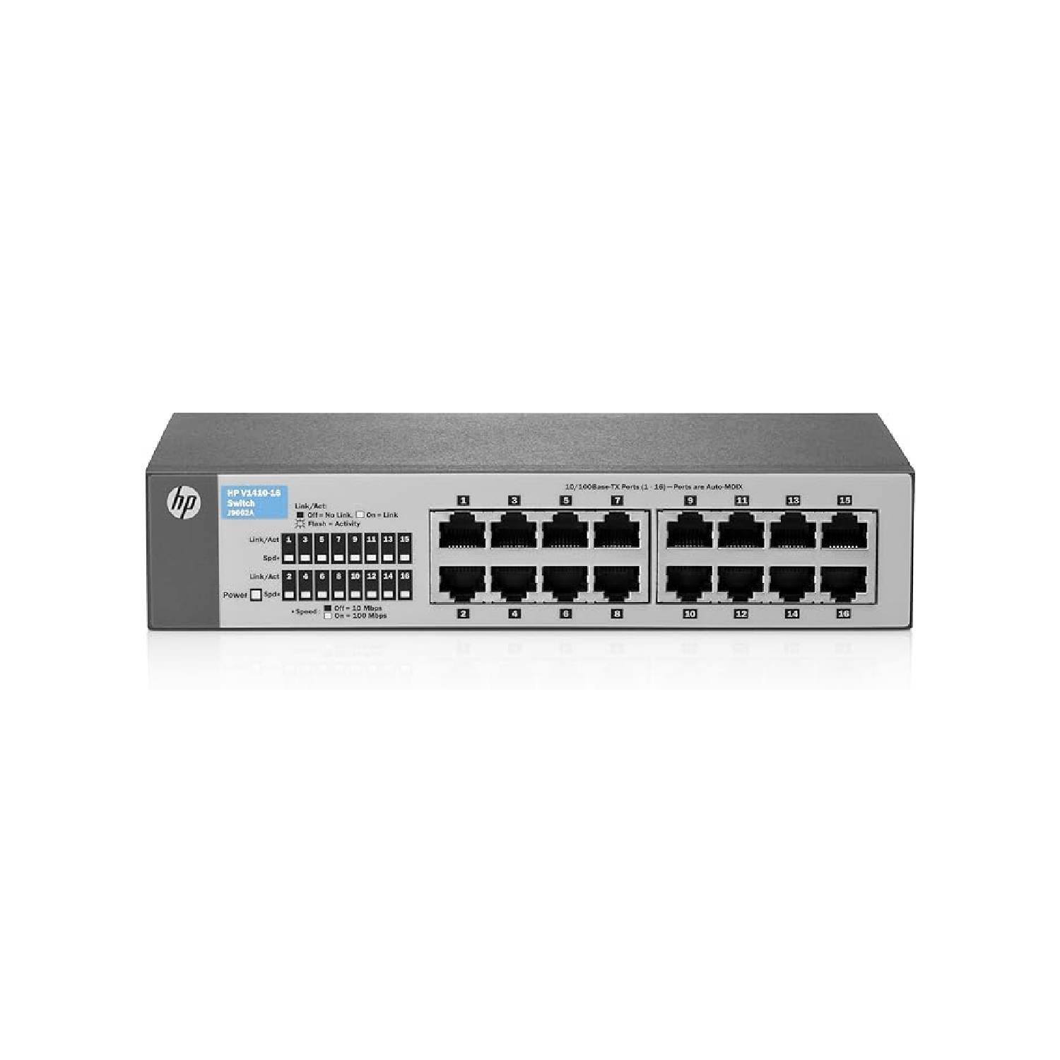 HP 1410-24 Unmanaged Ethernet Switch | EEPROM | 2 MB | 2 Year | J9663A