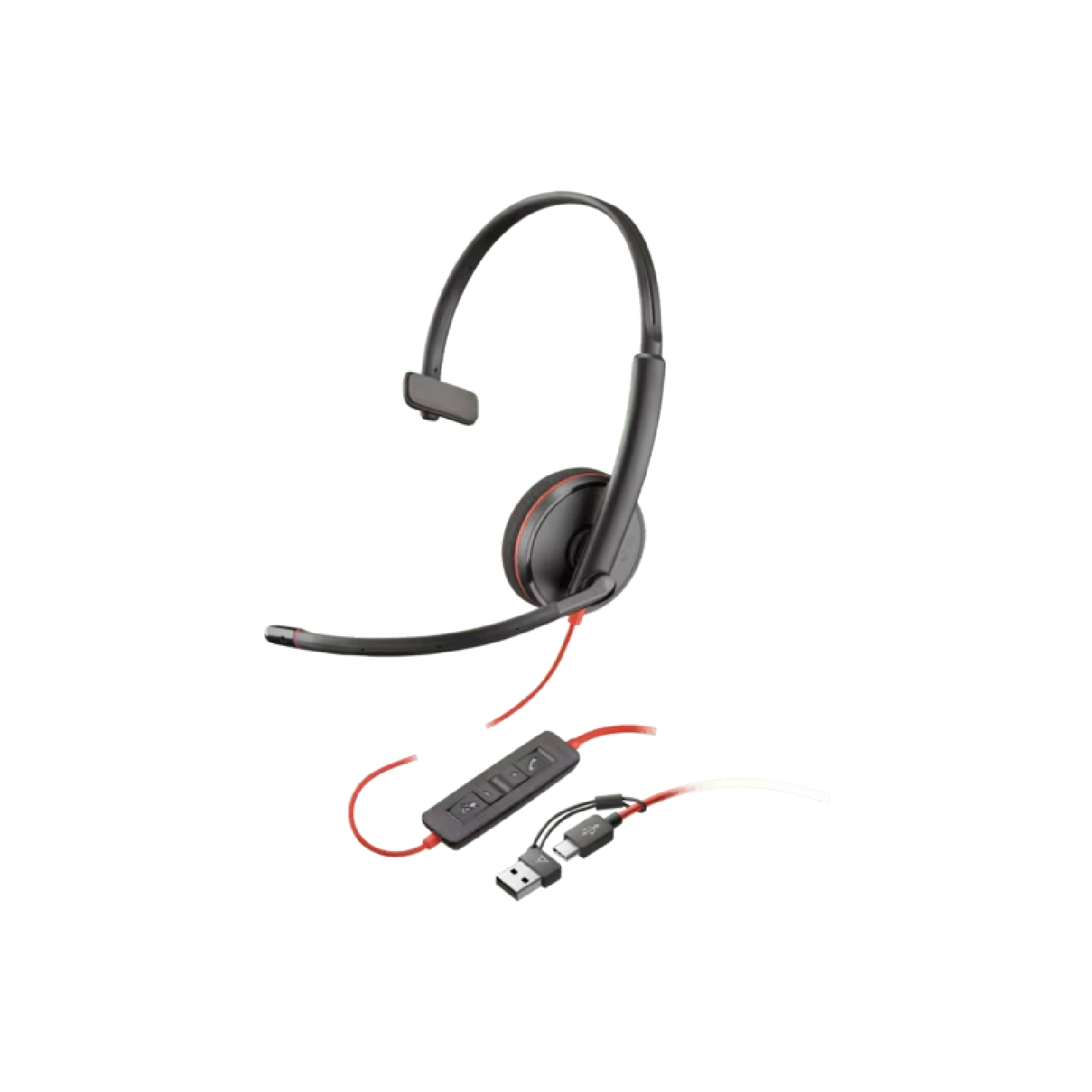 Poly Blackwire 3210 USB-C Headset | 80S09AA