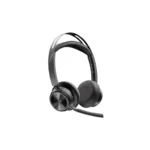 Poly Voyager Focus 2 Microsoft Teams Certified USB-C-C Headset +USB-C/A Adapter +Charging Stand | 9T9J6AA