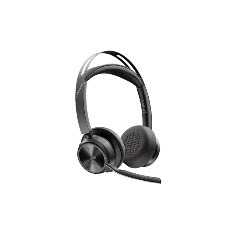 Poly Voyager Focus 2 Microsoft Teams Certified USB-C-C Headset +USB-C/A Adapter +Charging Stand | 9T9J6AA