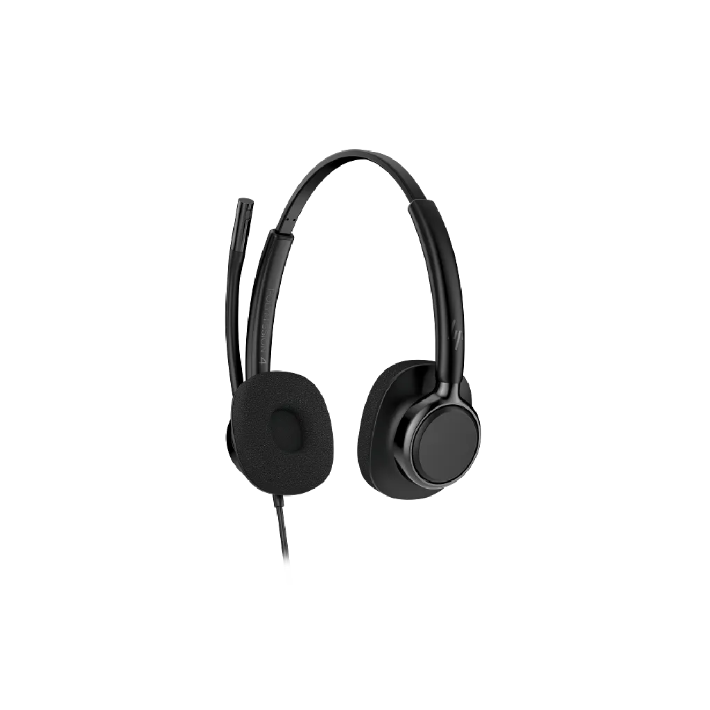 HP Poly Mission 425 Stereo USB Wired Headset Classic (C01B3AA) 2 Crystal Clear Conversations