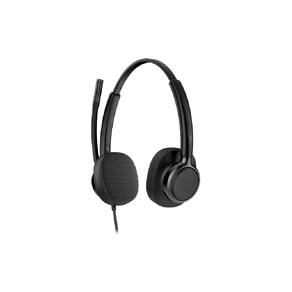 HP Poly Mission 425 Stereo USB Wired Headset (C01B6AA) 1 See Every Expression