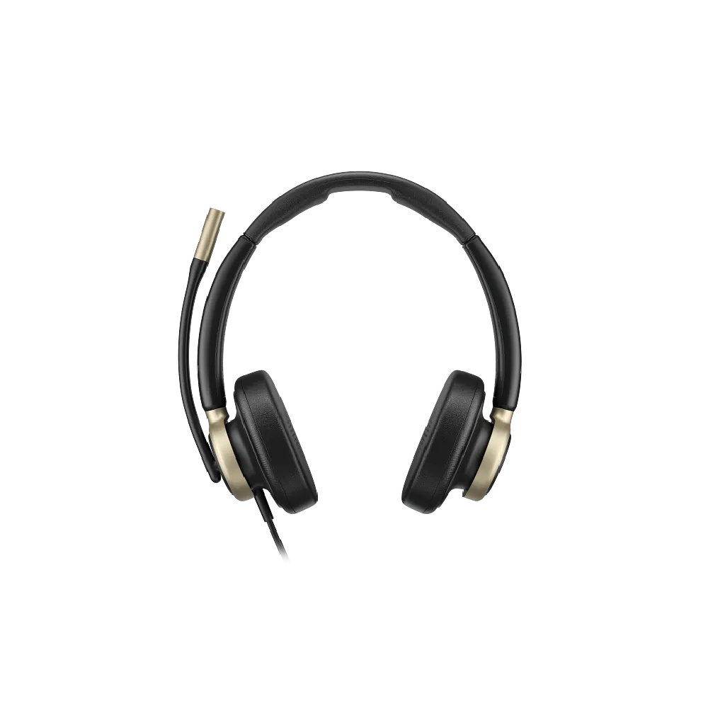 HP Poly Mission 825 Stereo USB Wired Headset (C01FCAA) 1 See Every Expression